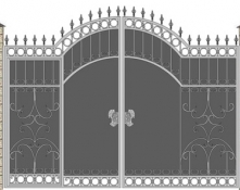 Ворота (калитка) кованые КВ-80